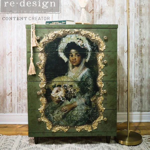 Carta da Découpage "Beautiful Portrait" in Carta di Riso 59x84 cm - Image 3