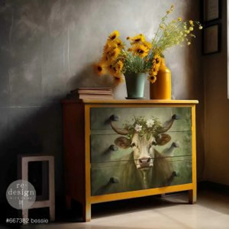 Carta da Découpage "Bessie" in Tessuto 59x84 cm - Image 2