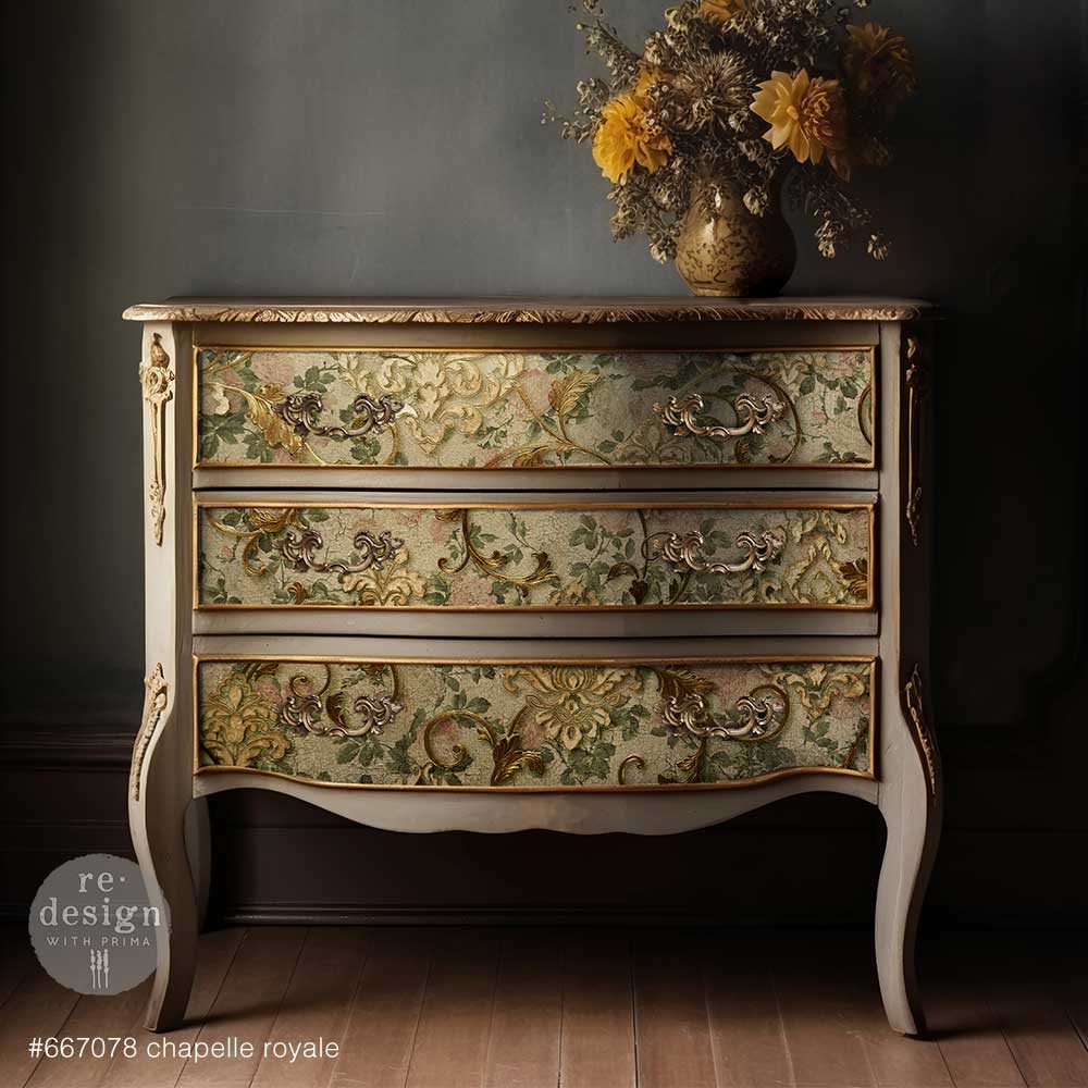 Carta da Découpage Decor "Chapelle Royale" – 1 foglio in Tessuto Formato 49.5x76cm - Image 2
