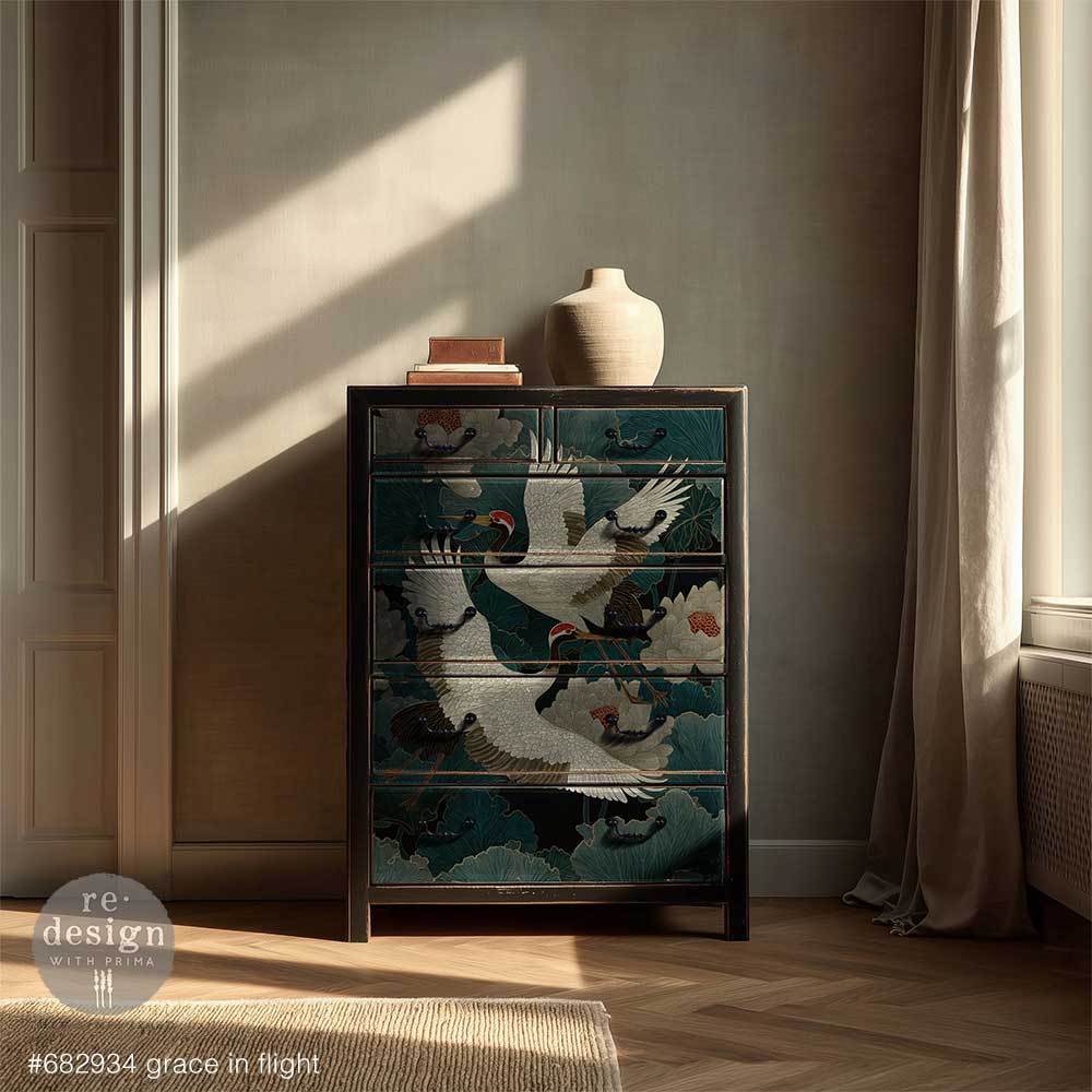 Carta da Decoupage in tessuto “Grace In Flight” 49,5x76 cm - Image 2