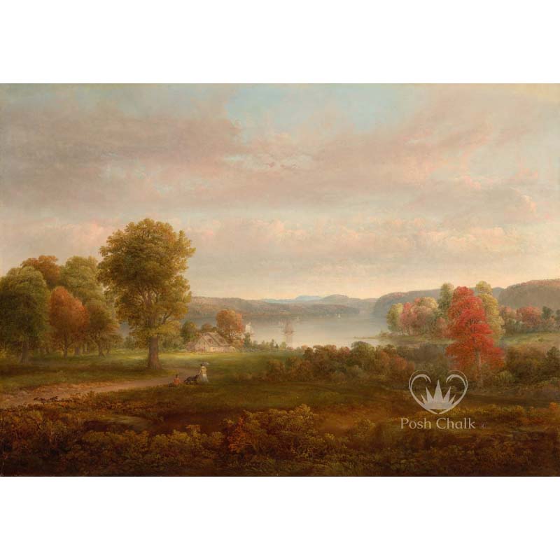 Carta da Découpage "Long Walk" in Carta di Riso Posh chalk 28,50x40cm