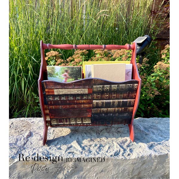 Carta da Découpage "BIBLIOPHILE" in Tessuto 49.53 x 76.2 cm - Image 2