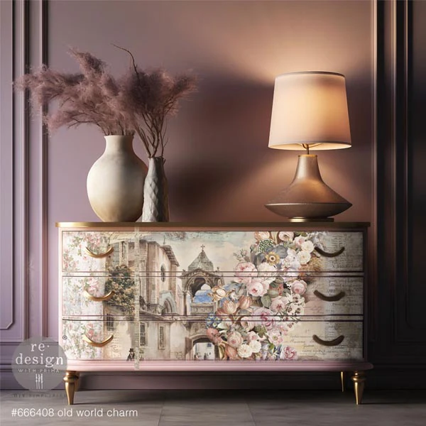 Carta da Découpage Paper Pack "OLD WORLD CHARM" in Tessuto 49.53 x 76.2 cm - Image 2