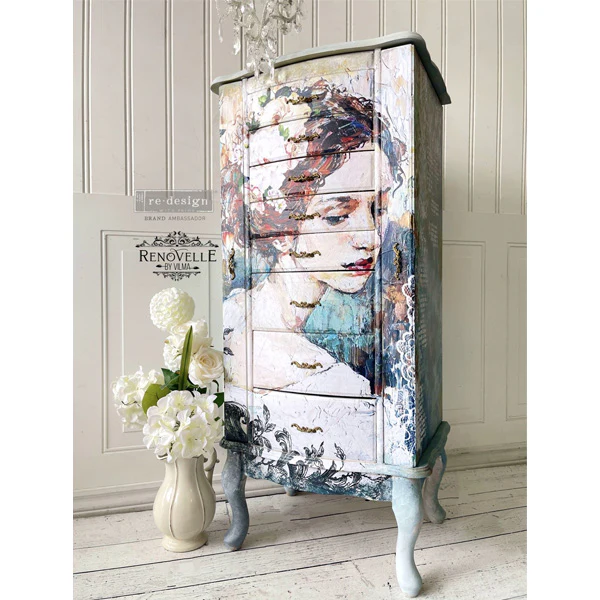 Carta da Découpage "Peaceful Ponder" in Carta di Riso 59x84 cm - Image 5