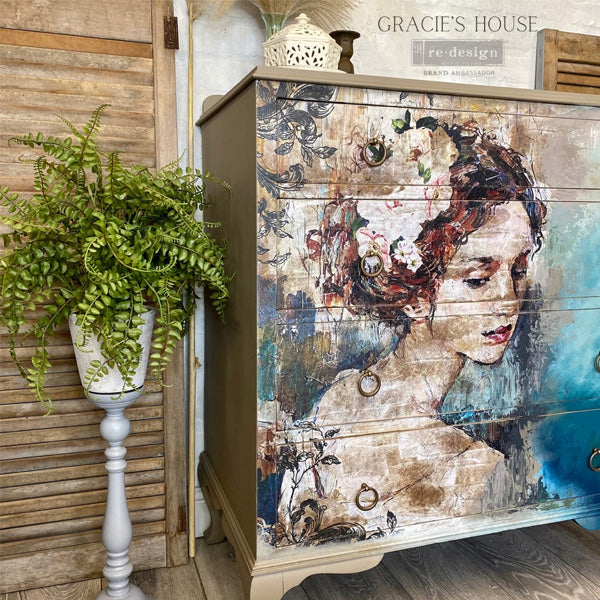 Carta da Découpage "Peaceful Ponder" in Carta di Riso 59x84 cm - Image 6