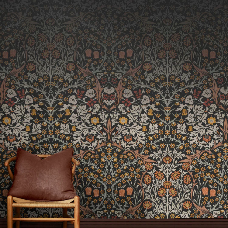 Carta da parati "Blackthorn Mural Arancio" - Morris at home - Image 2