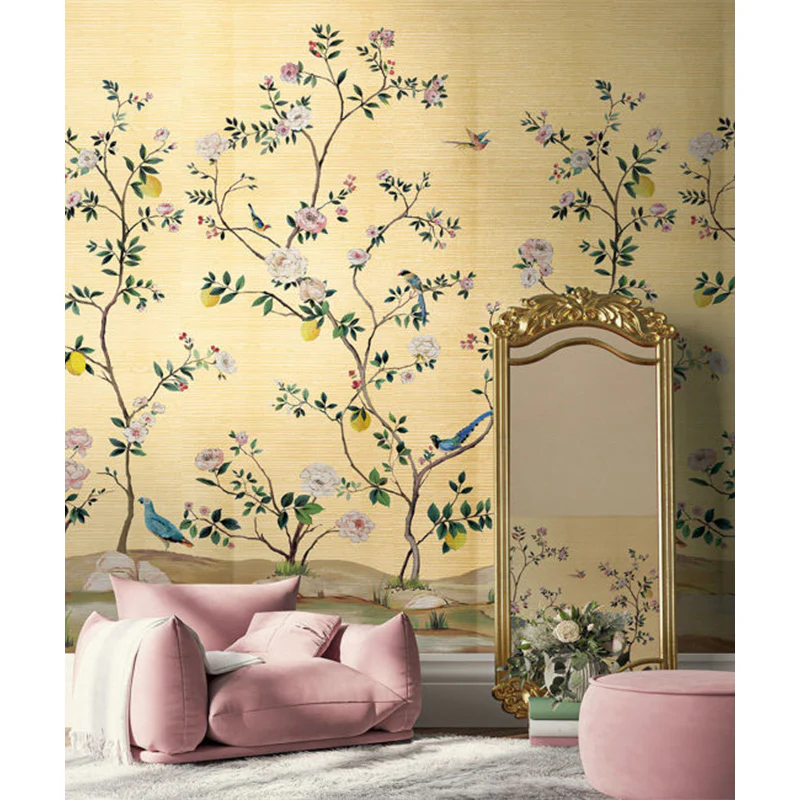Carta da parati - "Blossom Mural - Gold Metallic" | WALLQUEST - DAISY BENNETT - Image 2