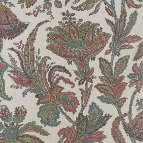 Carta da Parati “Breckenridge Multicolor” Boxwood | THIBAUT