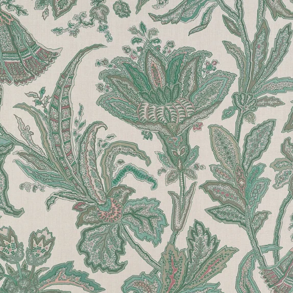 Carta da Parati “Breckenridge Verde” Boxwood | THIBAUT