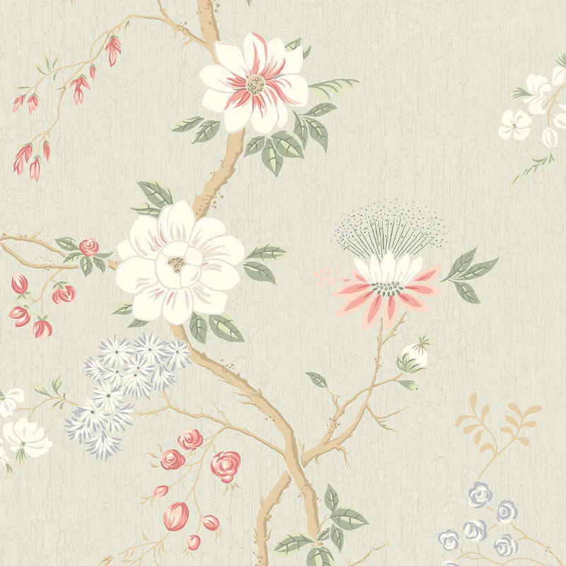 Carta da Parati "CAMELLIA ÉCRU" Botanical | COLE & SON