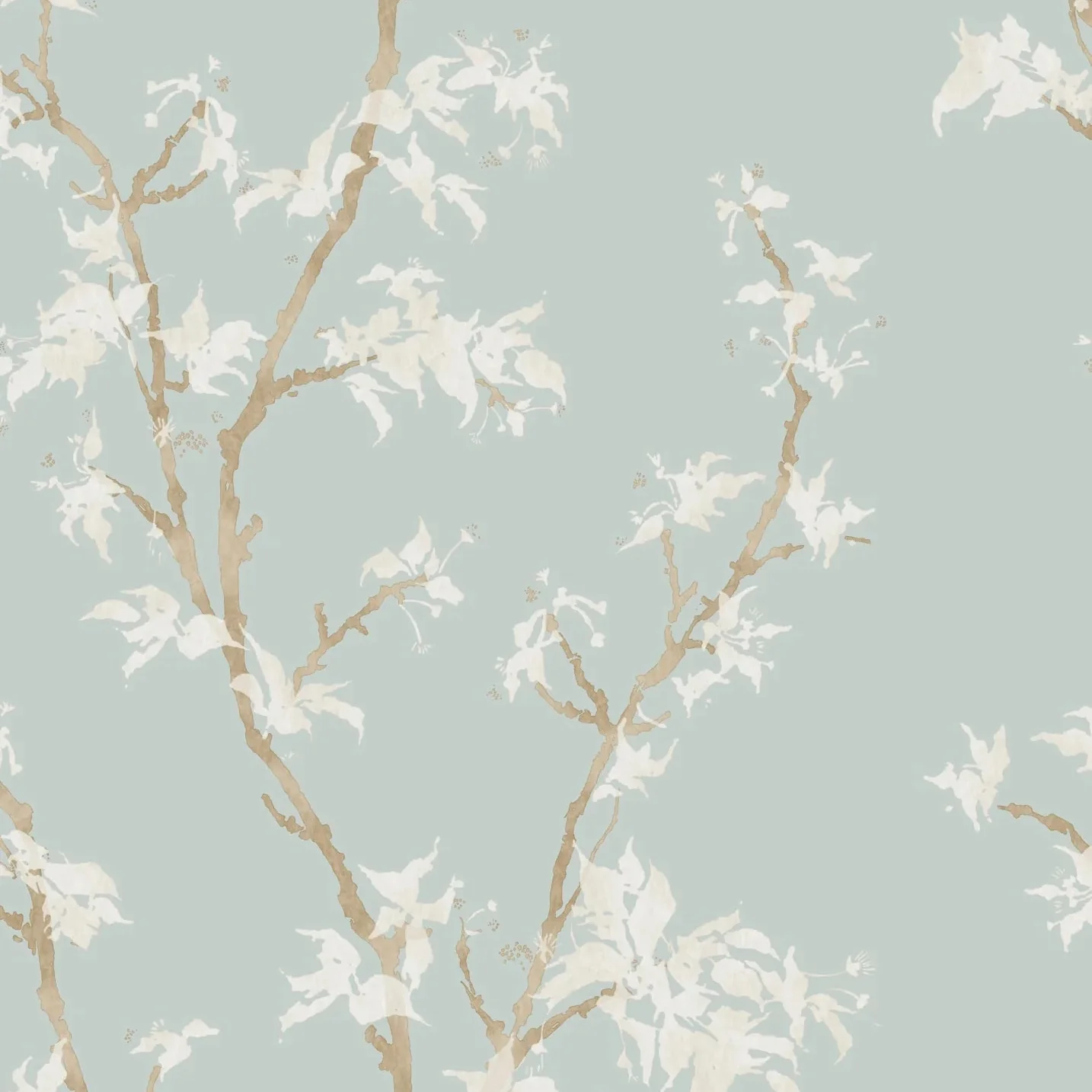 Carta da Parati “Chinese Branch fondo celeste" | COLE & SON CLASSICS VOL. 2