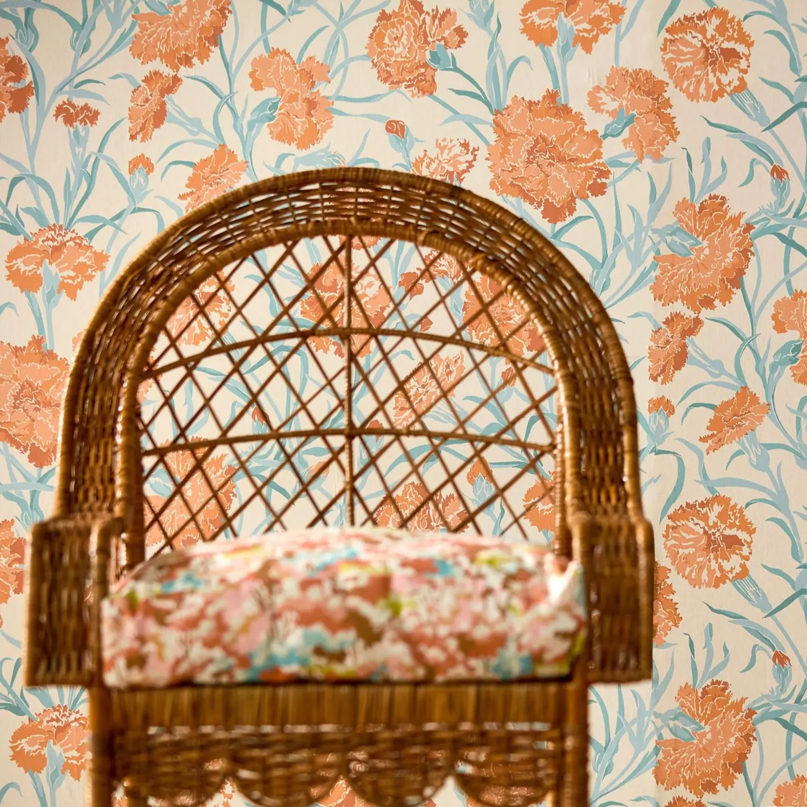 Carta da Parati “Fleur De Joie Arancione” | HARLEQUIN - Image 3