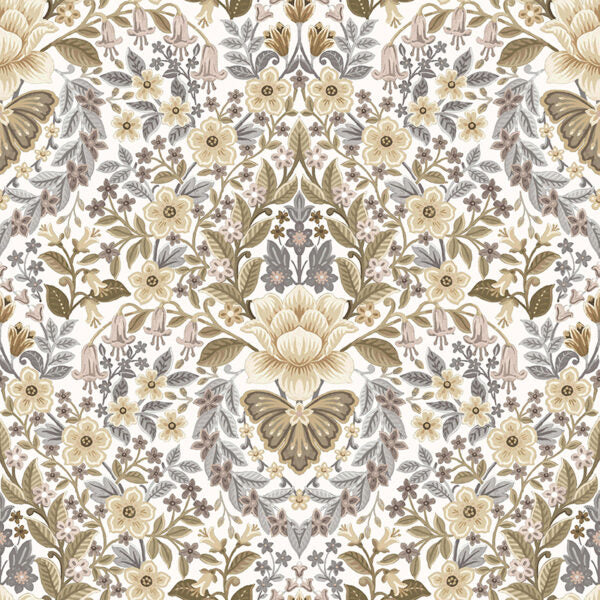 Carta da parati “Flower White”, a metraggio o rotolo