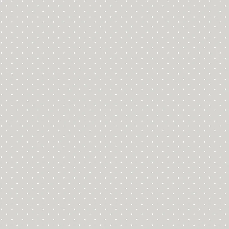 Carta da parati "Happy Pois Grey" a metraggio o rotolo