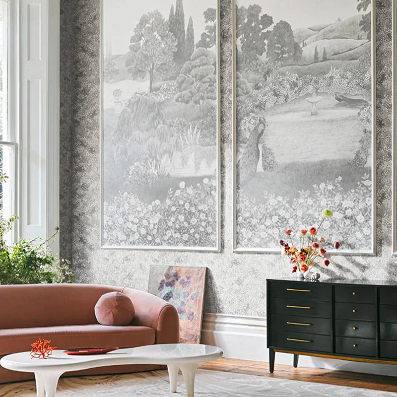 Carta da Parati "IDYLL Platinum Pearl" The Garden | COLE & SON - Image 3