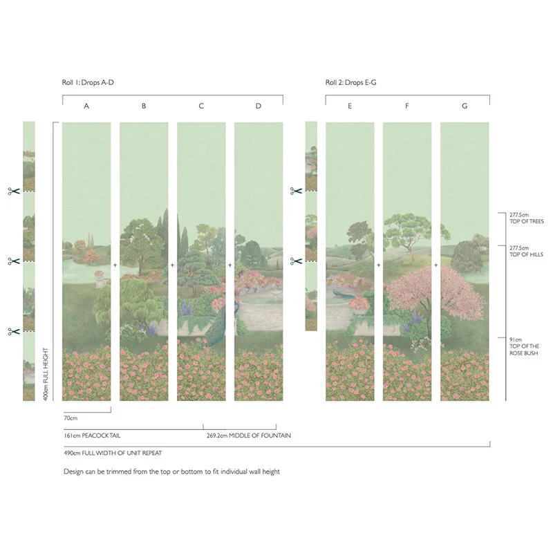 Carta da Parati "IDYLL" The Garden | COLE & SON - Image 4