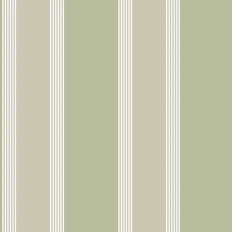 Carta da parati "Linee Vert et Beige" a metraggio o rotolo