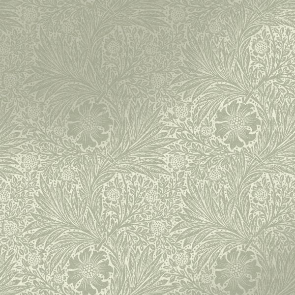 Carta da Parati "Marigold Fibrous Sage" Morris at home