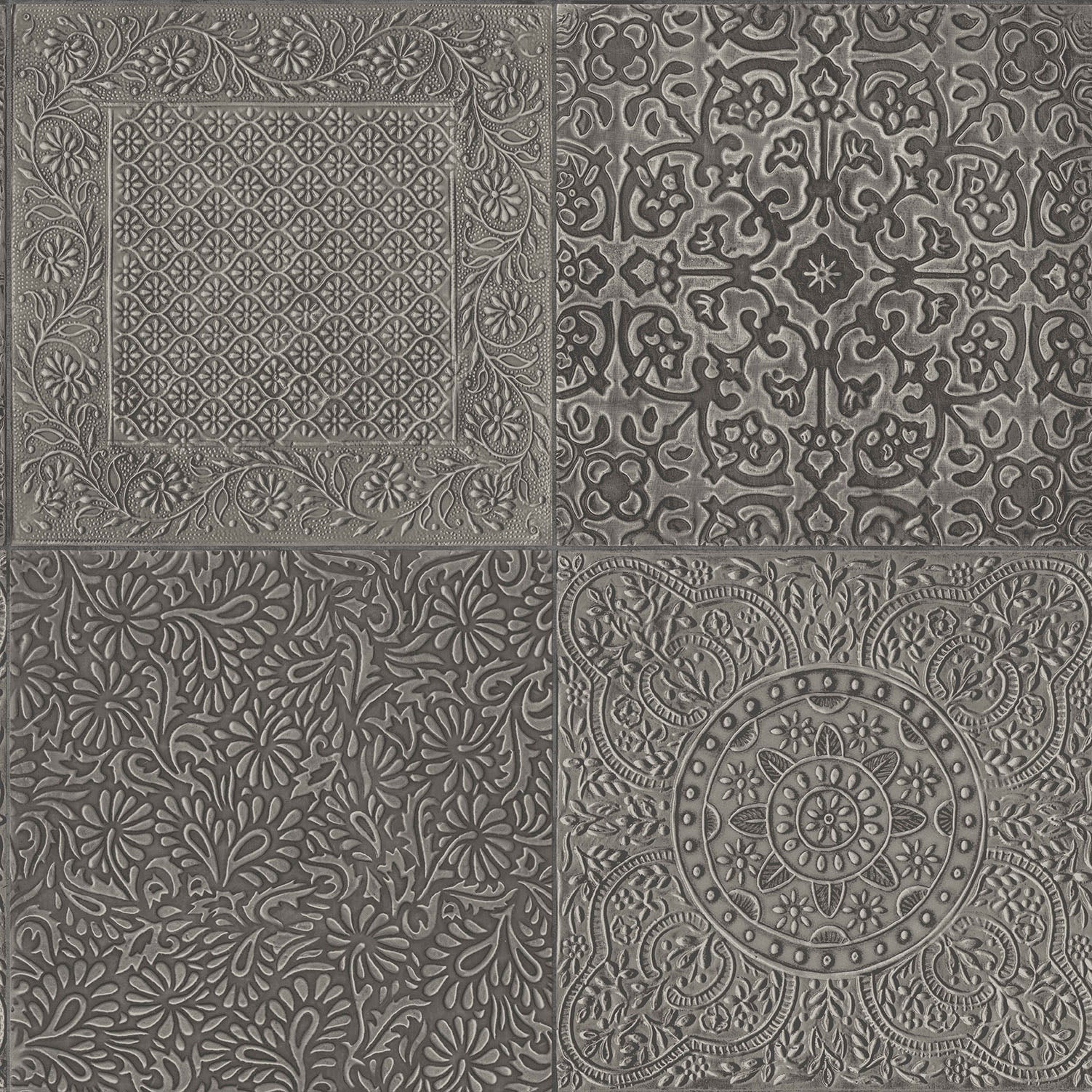 Carta da Parati "MARTYN LAWRENCE BULLARD" Bazaar grigio scuro | COLE & SON