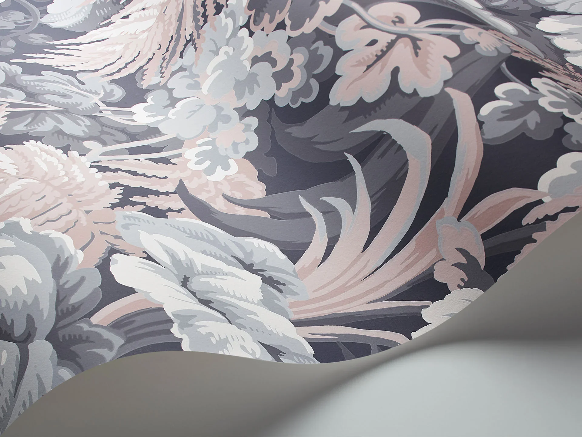 Carta da Parati "MARTYN LAWRENCE BULLARD" Royal Fernery grigio e rosa | COLE & SON - Image 2