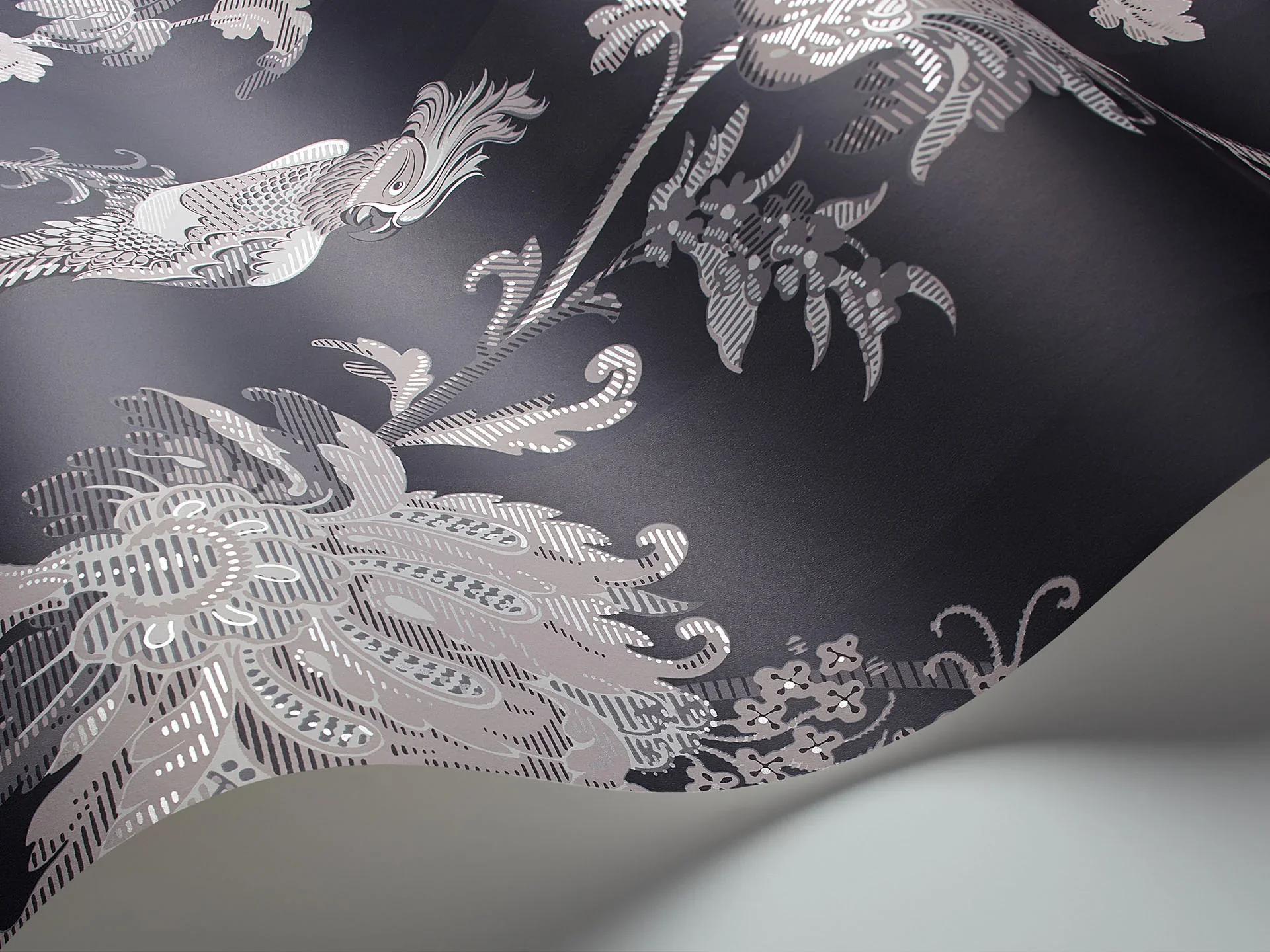 Carta da Parati "MARTYN LAWRENCE BULLARD" Zerzura rosa e grigio scuro | COLE & SON - Image 2