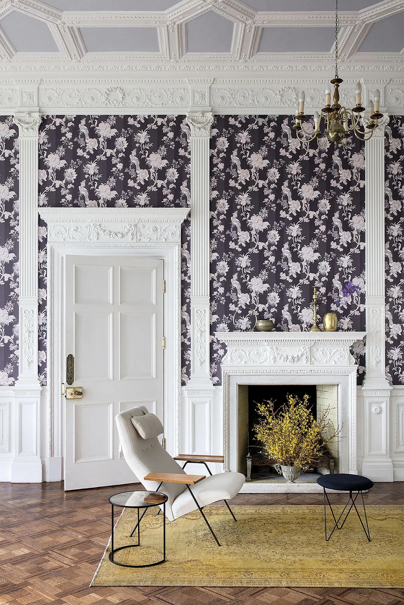 Carta da Parati "MARTYN LAWRENCE BULLARD" Zerzura rosa e grigio scuro | COLE & SON - Image 3