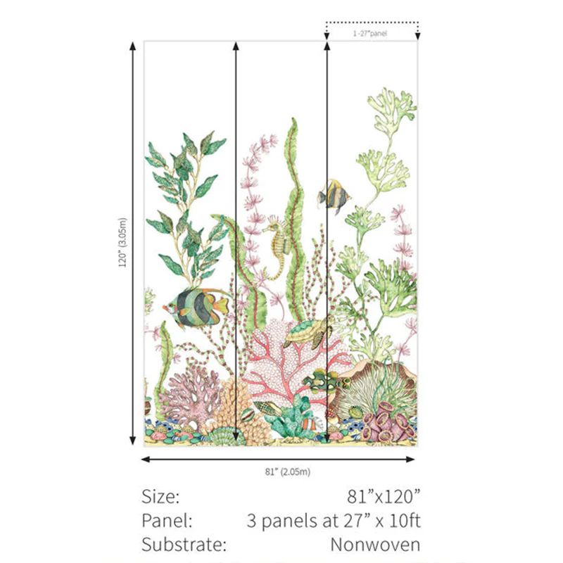 Carta da parati - "Nautical Mural - White" | WALLQUEST - DAISY BENNETT - Image 2