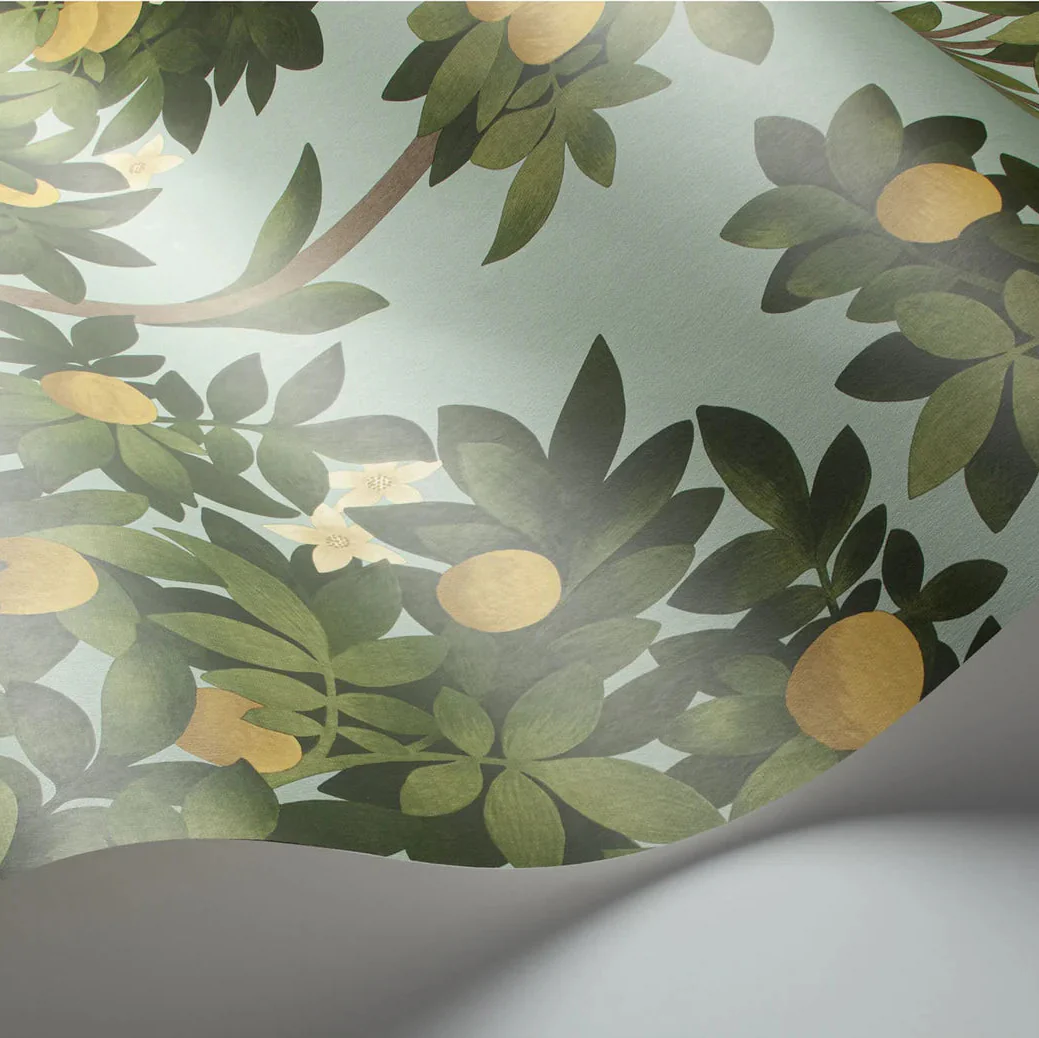 Carta da Parati “Orange blossom verde e giallo” | COLE & SON - Image 2