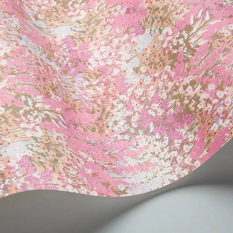 Carta da Parati "PETIT FLEUR Cerise & Eau de Nil" The Garden | COLE & SON - Image 2