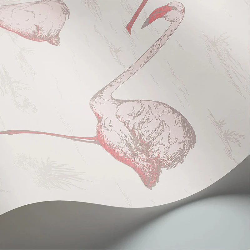 Carta da Parati "FLAMINGOS PANNA & ROSA" The Contemporary | COLE & SON - Image 2