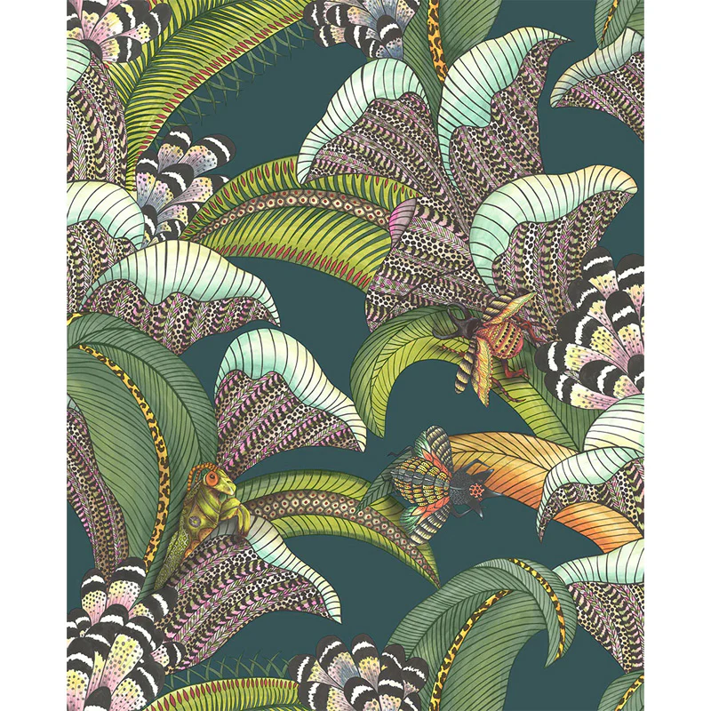 Carta da Parati "HOOPOE LEAVES VERDE FORESTA" Jabula-Ardmore | COLE & SON - Image 2