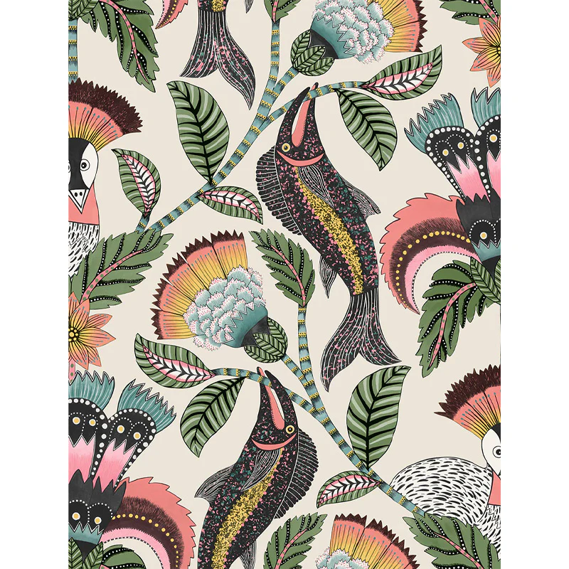 Carta da Parati "NENE BIANCO" Jabula-Ardmore | COLE & SON