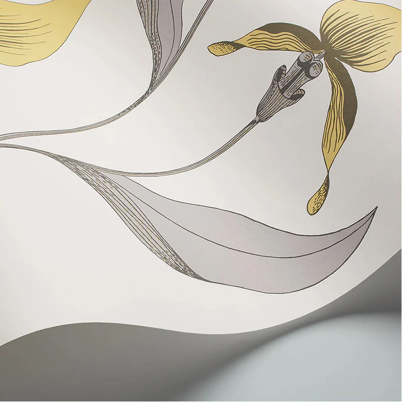Carta da Parati "ORCHID BIANCO & GIALLO" The Contemporary | COLE & SON - Image 2