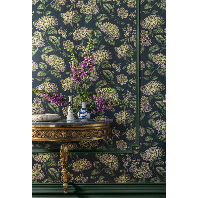 Carta da Parati "RAMO DI ORTENSIA GRIGIO" Fornasetti | COLE & SON - Image 2