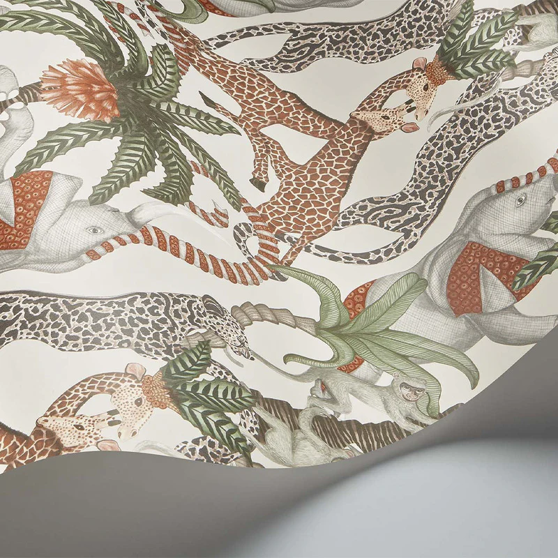 Carta da Parati "SAFARI TOTEM BIANCO" Jabula-Ardmore | COLE & SON - Image 2