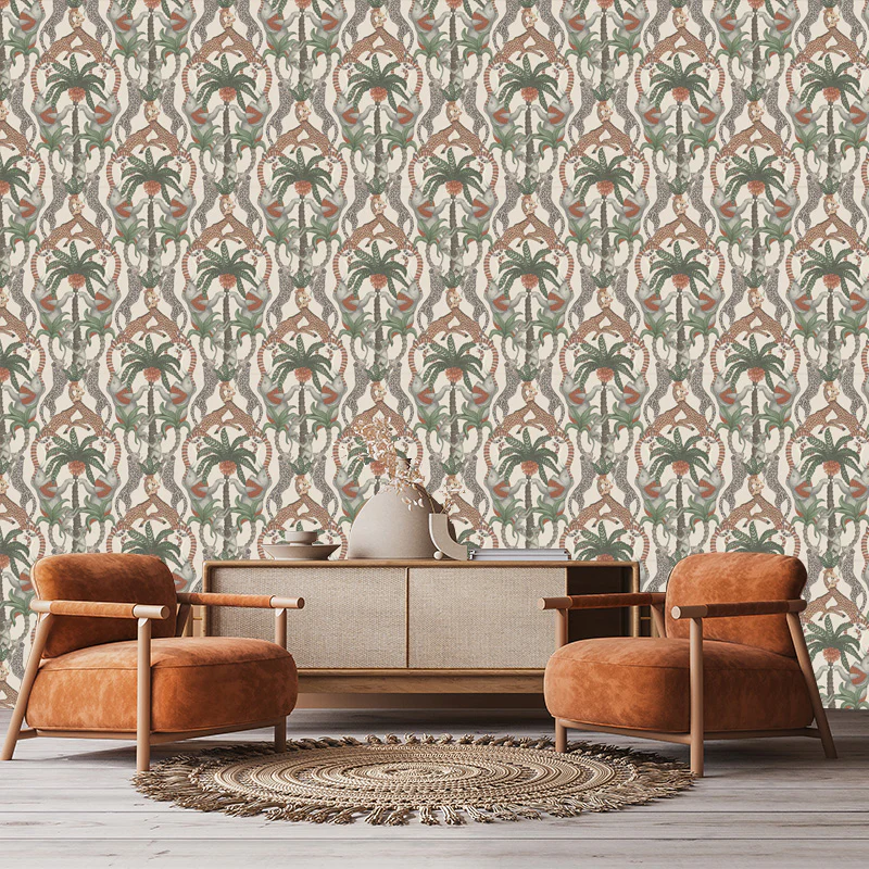 Carta da Parati "SAFARI TOTEM BIANCO" Jabula-Ardmore | COLE & SON - Image 3