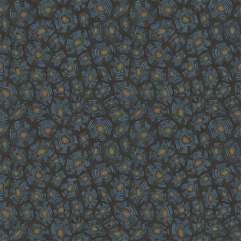 Carta da Parati "SAVANNA SHELL NERO" Jabula-Ardmore | COLE & SON