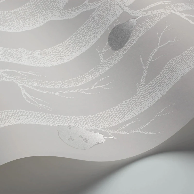Carta da Parati "WOODS & PEARS GRIGIO & ARGENTO" The Contemporary | COLE & SON - Image 2