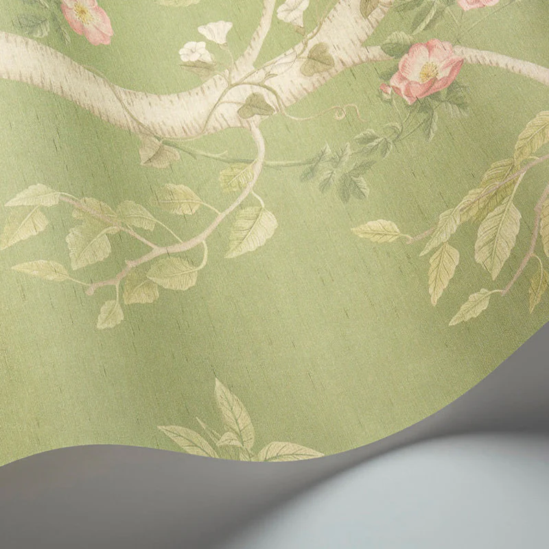 Carta da Parati "SEASONAL WOODS Jade Silk" The Garden | COLE & SON - Image 2