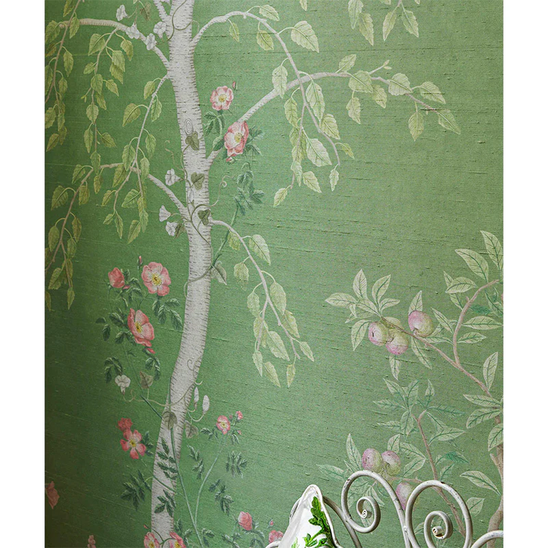 Carta da Parati "SEASONAL WOODS Jade Silk" The Garden | COLE & SON - Image 3