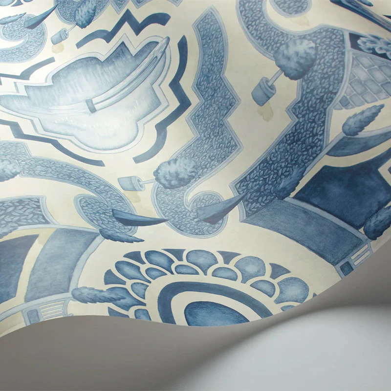 Carta da Parati "TOPIARY BLU" Botanical | COLE & SON - Image 2