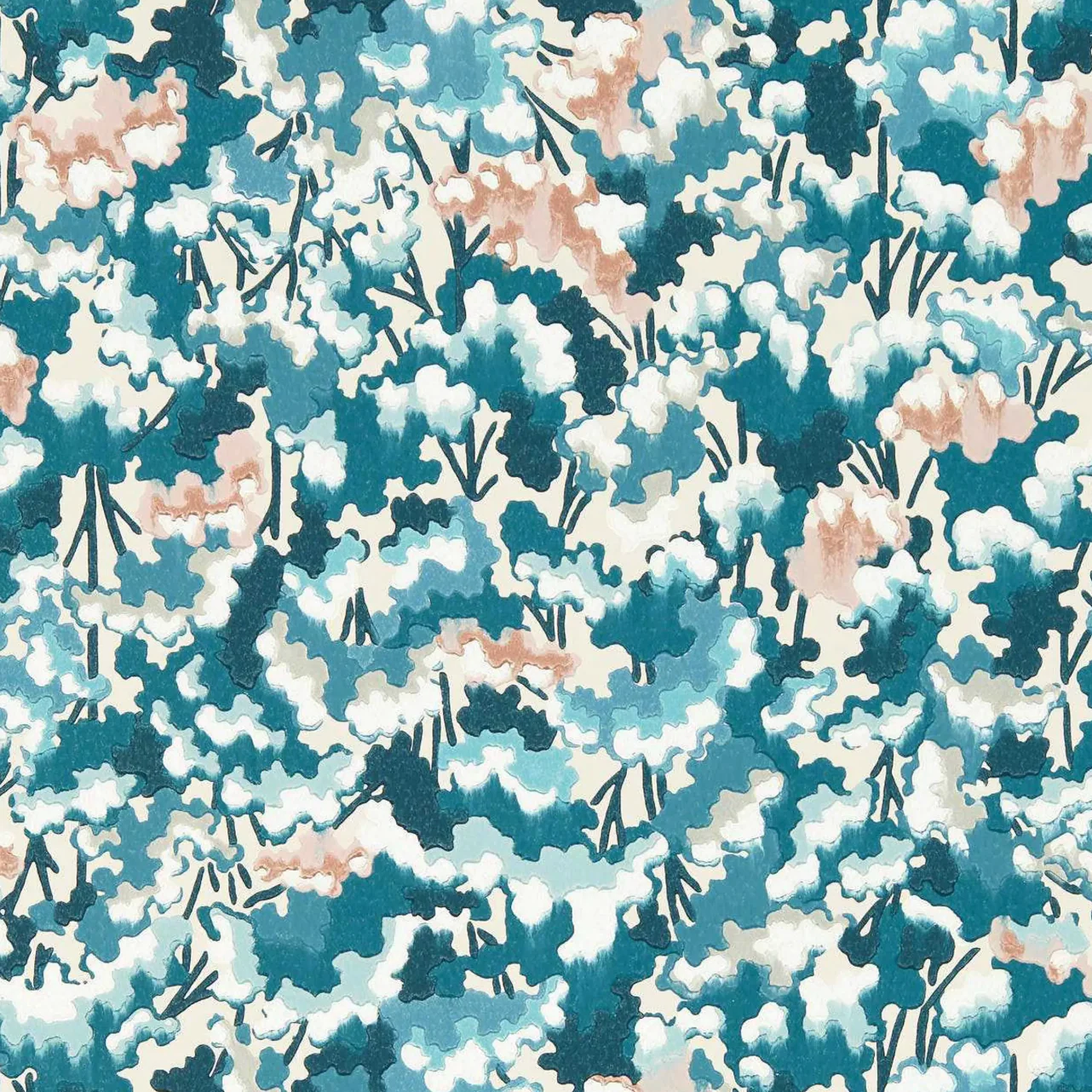Carta da Parati “Tree Tops Blu” | HARLEQUIN