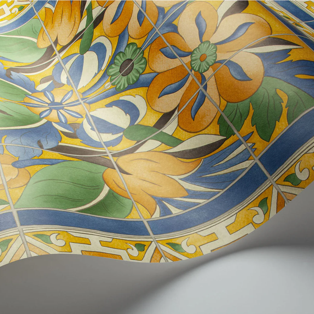 Carta da Parati “Triana giallo e blu” | COLE & SON - Image 2