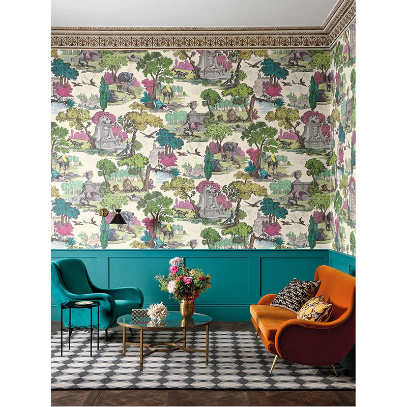 Carta da Parati "VERSAILLES GRAND MULTICOLOR" The Contemporary | COLE & SON - Image 3