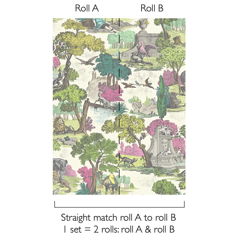 Carta da Parati "VERSAILLES GRAND MULTICOLOR" The Contemporary | COLE & SON - Image 4