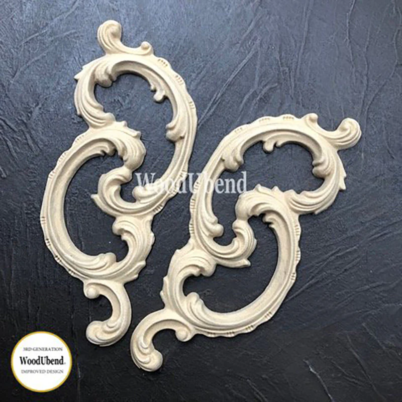 Coppia di Fregi Decorativi "Arcangelo", WoodUbend