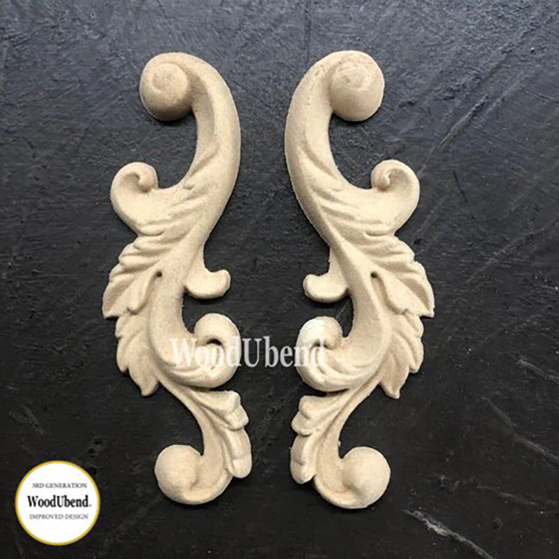 Coppia di Fregi Decorativi “Love”, WoodUbend