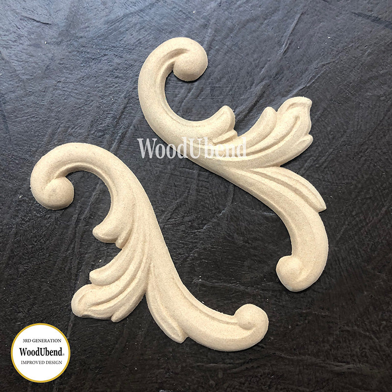 Coppia di Fregi Decorativi “Semplicità”, WoodUbend