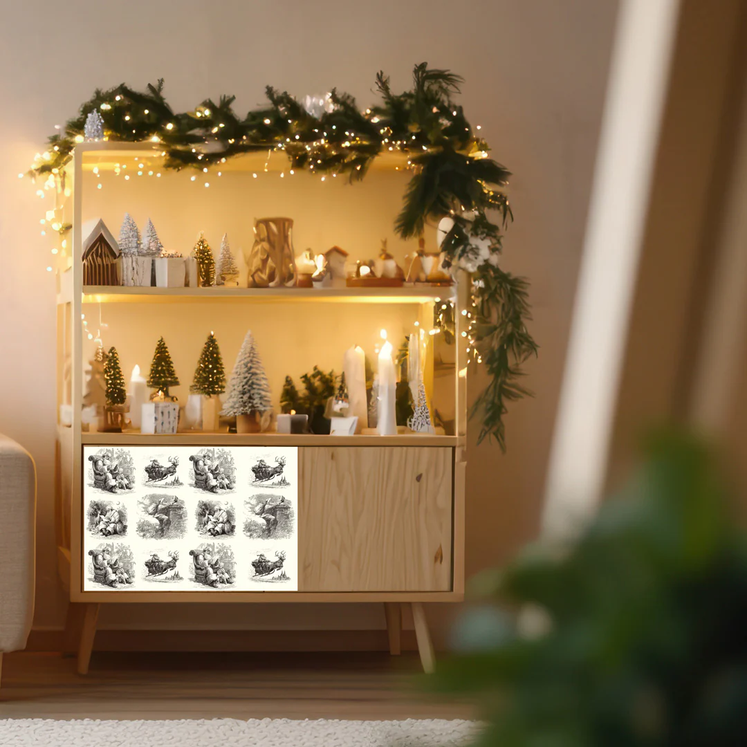 Dècoupage "Christmas Toile" Nero - Image 2