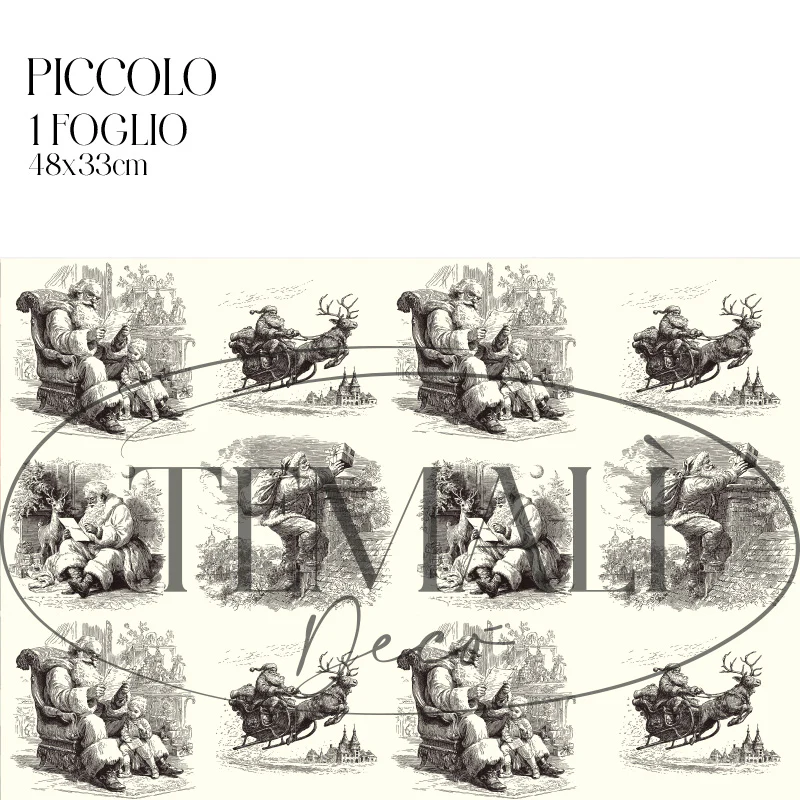 Dècoupage "Christmas Toile" Nero - Image 4